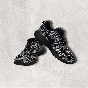 Nike Rosie One Black & White Zebra Women Shoes